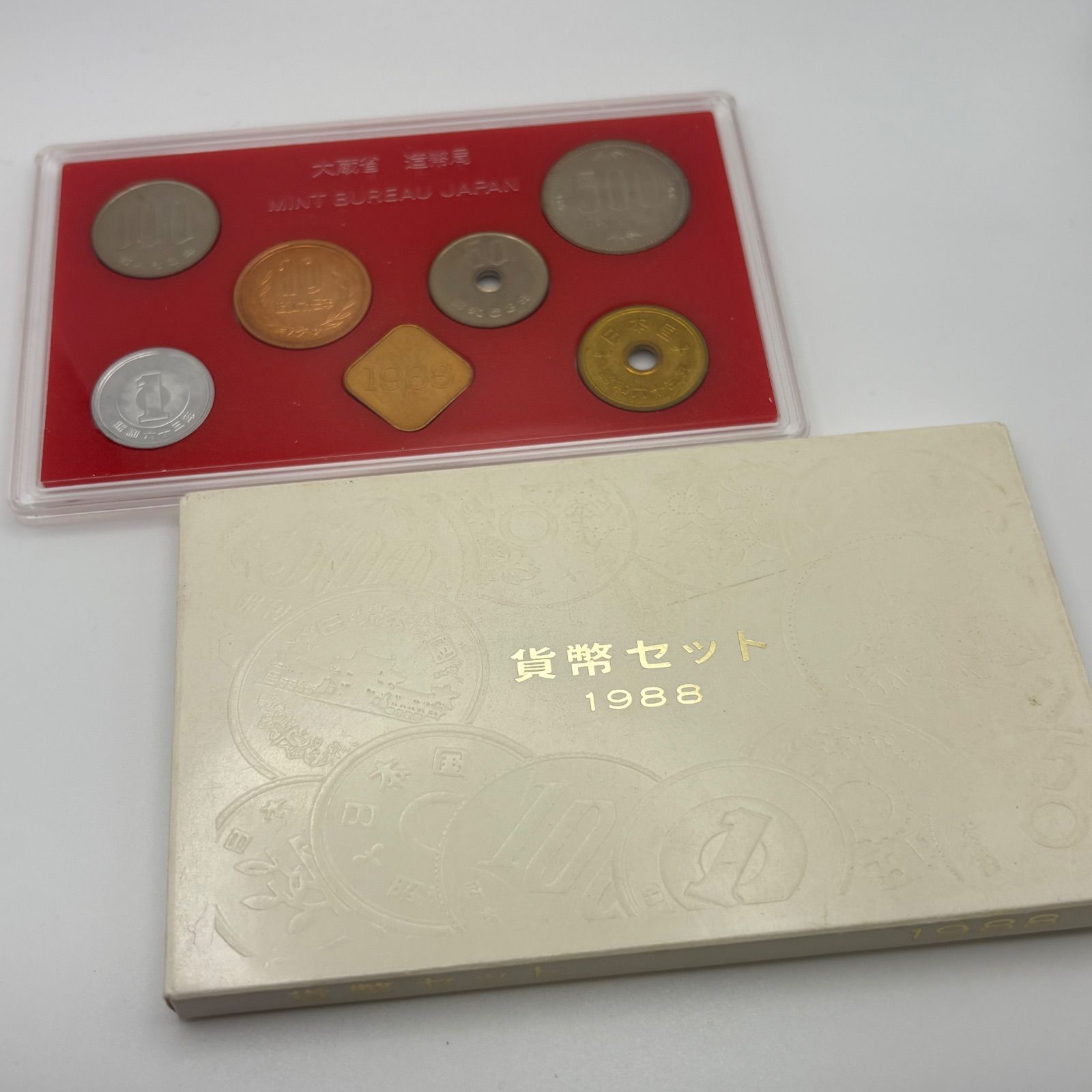 現行貨幣年号別アルバム ミント(1980年・55年、1982年・57年)セット