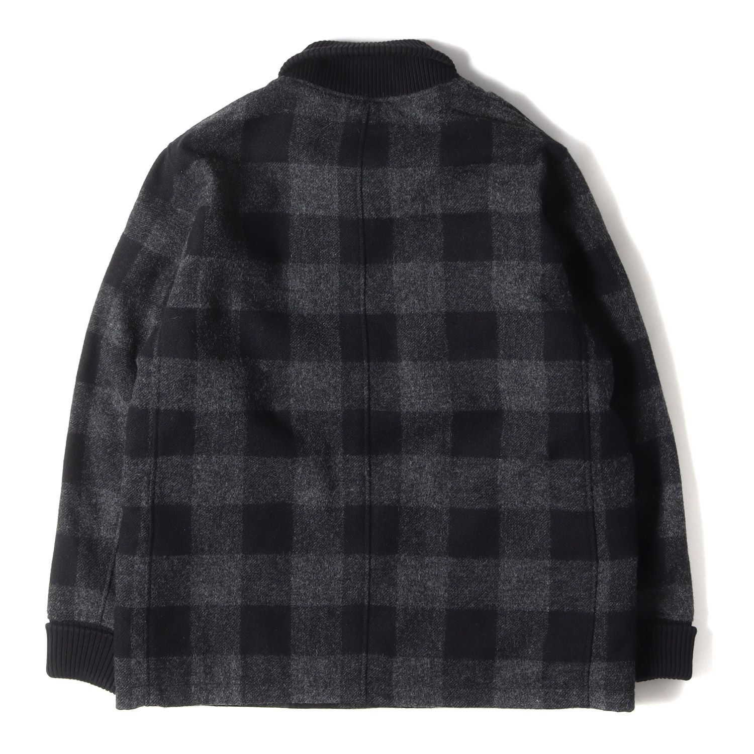 Ron Herman ロンハーマン ジャケット サイズ:S 21AW BROOKS BROTHERS 別注 MOON社 ウール ブロックチェック バーシティ  ジャケット Block Check Varsity Jacket アウター ブルゾン パテッド - メルカリ