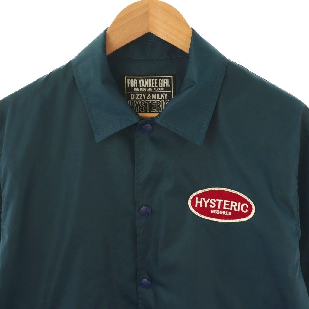 Hysteric Glamour ターコイズ ナイロンジャケット Hysteric Glamour ターコイズ ナイロンジャケット