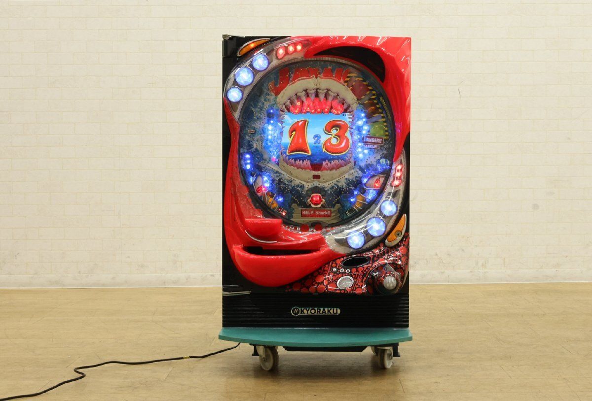 京楽 CRパチンコ ジョーズR80TF1 低確率1 397 コイン不要機 鍵無し 北海道 沖縄 離島 配送不可 併