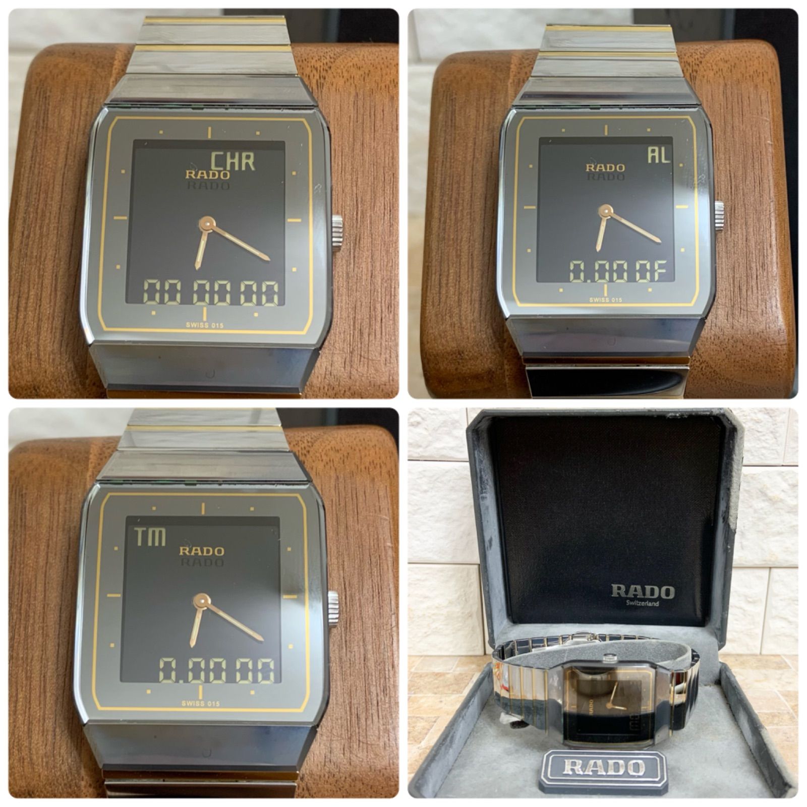 レア・美品】RADO ラドー アナデジ ダイアスター メンズ 腕時計