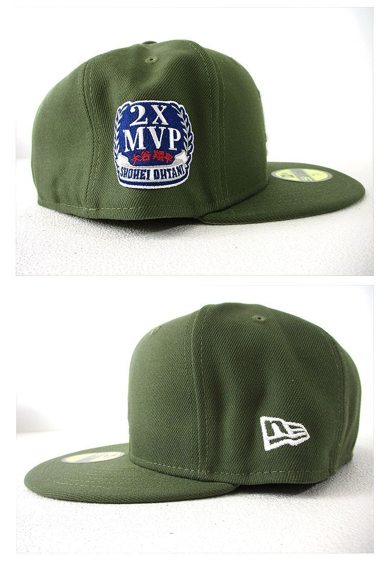 NEW ERA 59FIFTY MLBドジャース MVP大谷翔平記念5950キャップ 緑
