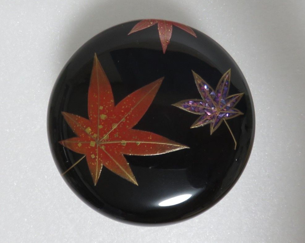 【新品・未使用】 茶道具　香合　鹿紅葉　2.5寸　蒔絵　田中修孝作　切合口 Amazon.co.jp: 茶道具 香合 鹿紅葉 2.5寸 蒔絵 田中修孝作 切合