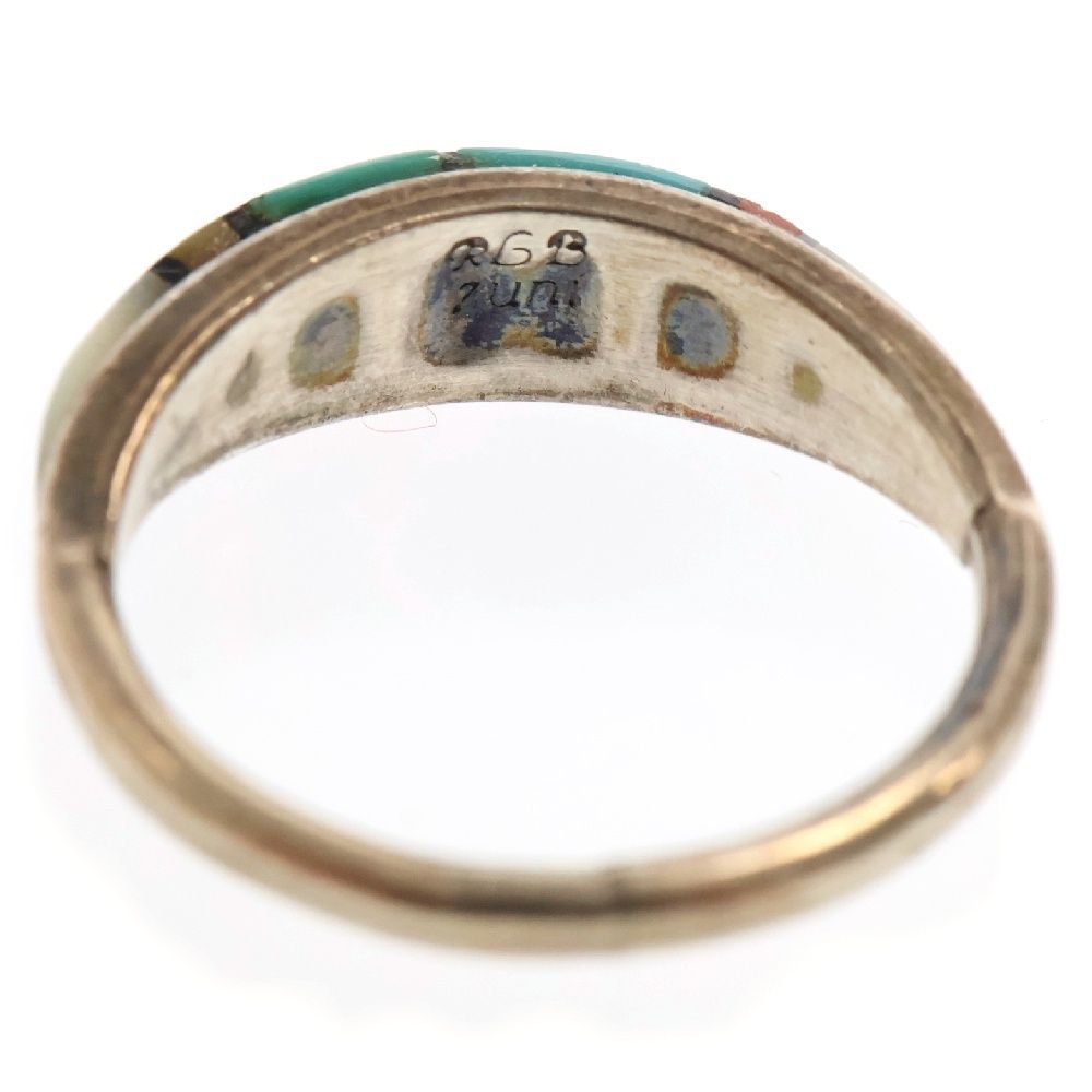 INDIAN JEWELRY (インディアンジュエリー) ズニ族 インレイマルチ