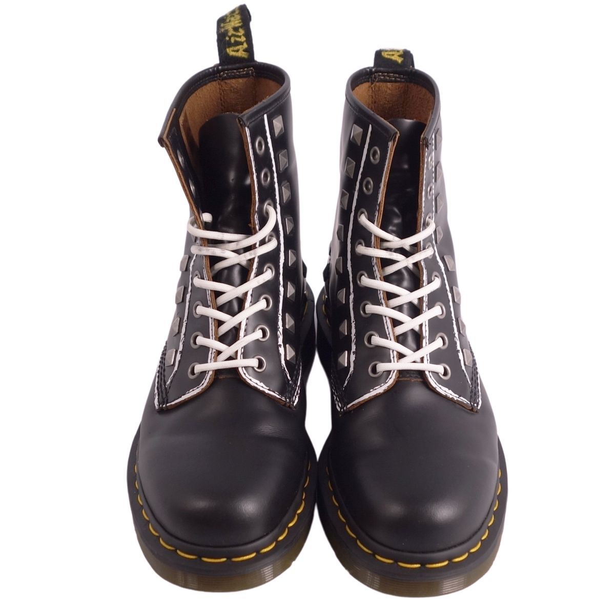 美品 ドクターマーチン Dr.Martens ブーツ 1460 STUD 8ホー - メルカリ