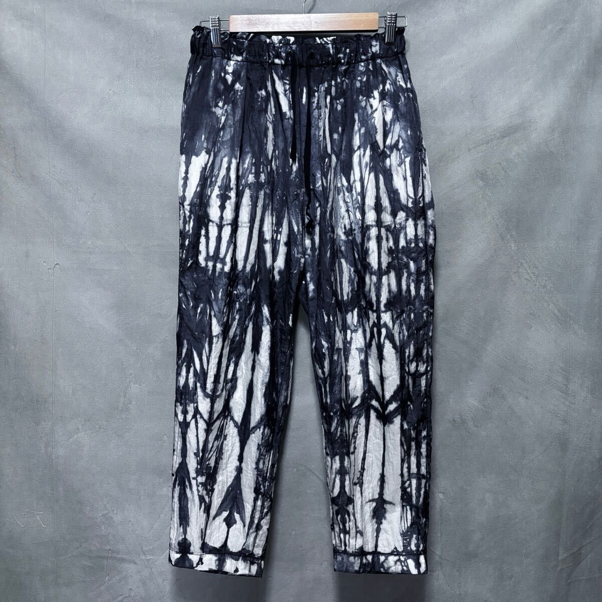 宝島染工 -thus- サス SQUALL PANTS ナイロン 手染め ウエストゴム 