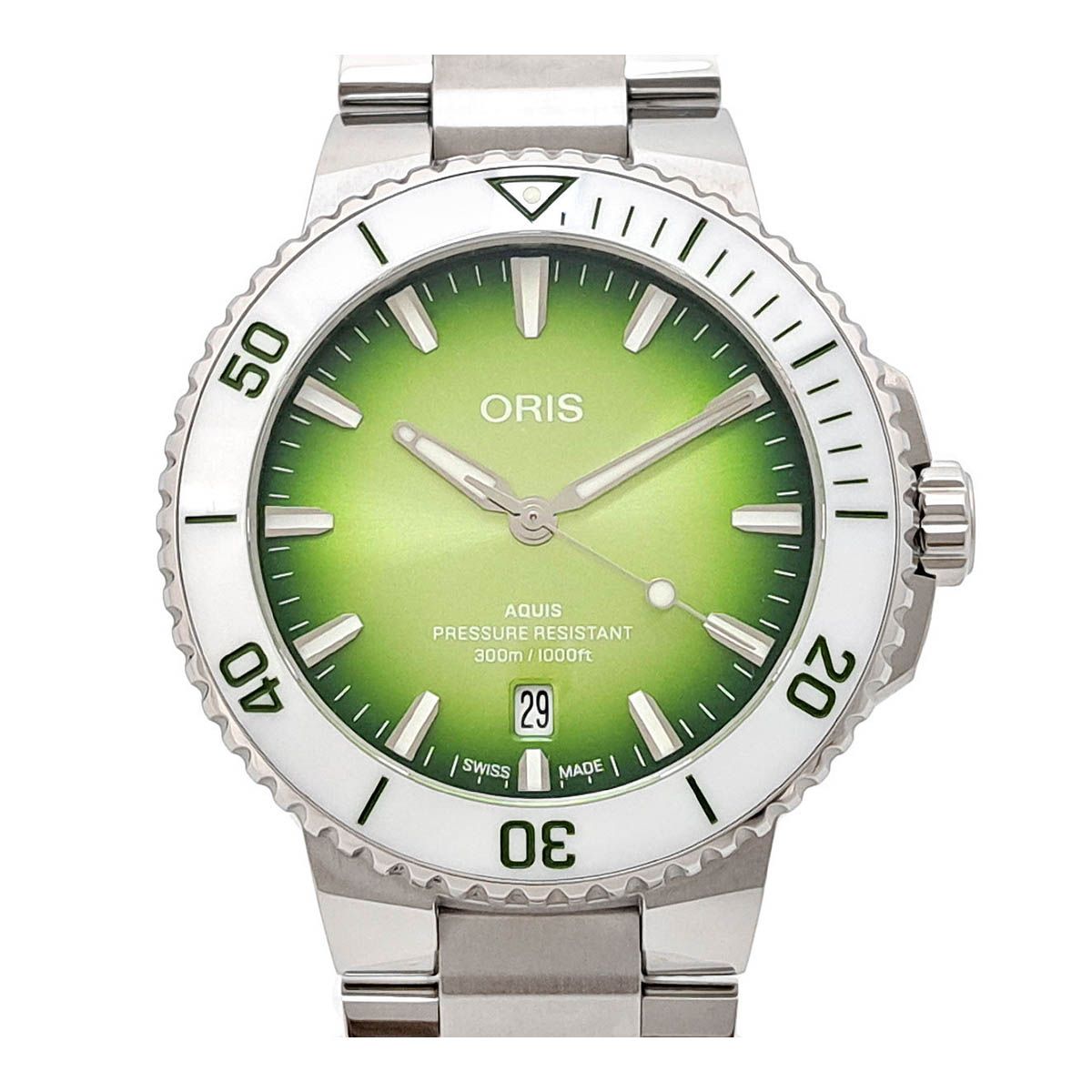 オリス アクイスデイト 01 733 7787 4137-07 8 22 04PEB 自動巻き ステンレススティール メンズ ORIS 時計