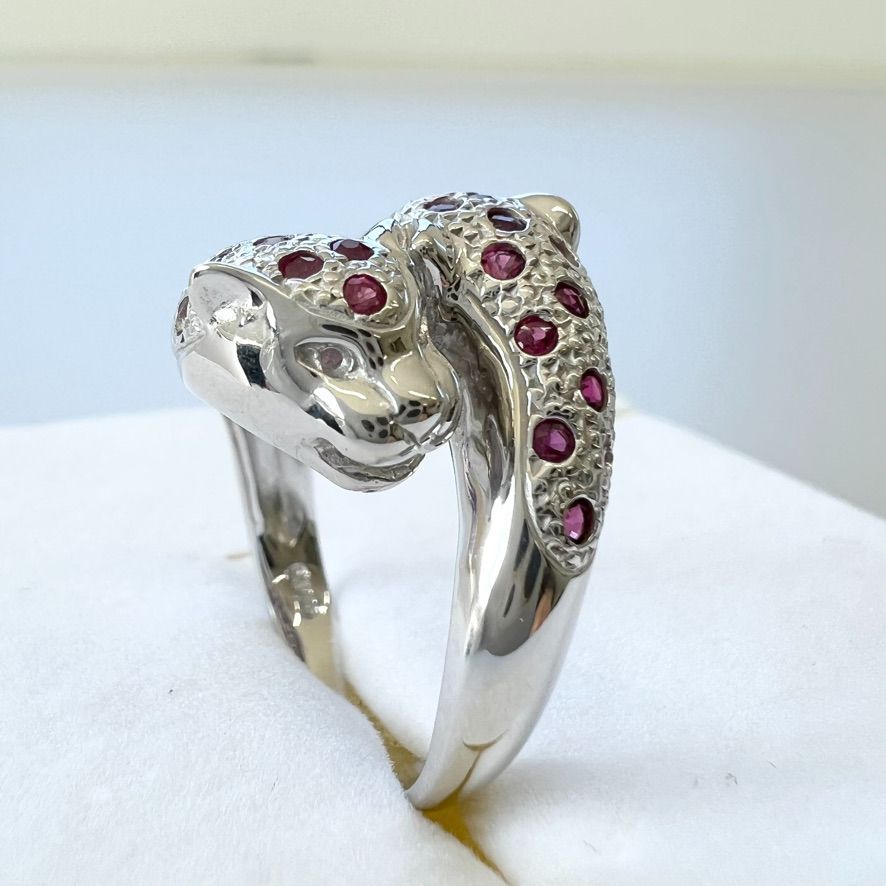 ジャスティンデイビス ROYAL BLUE 13号 ダイヤ K18WG 3952