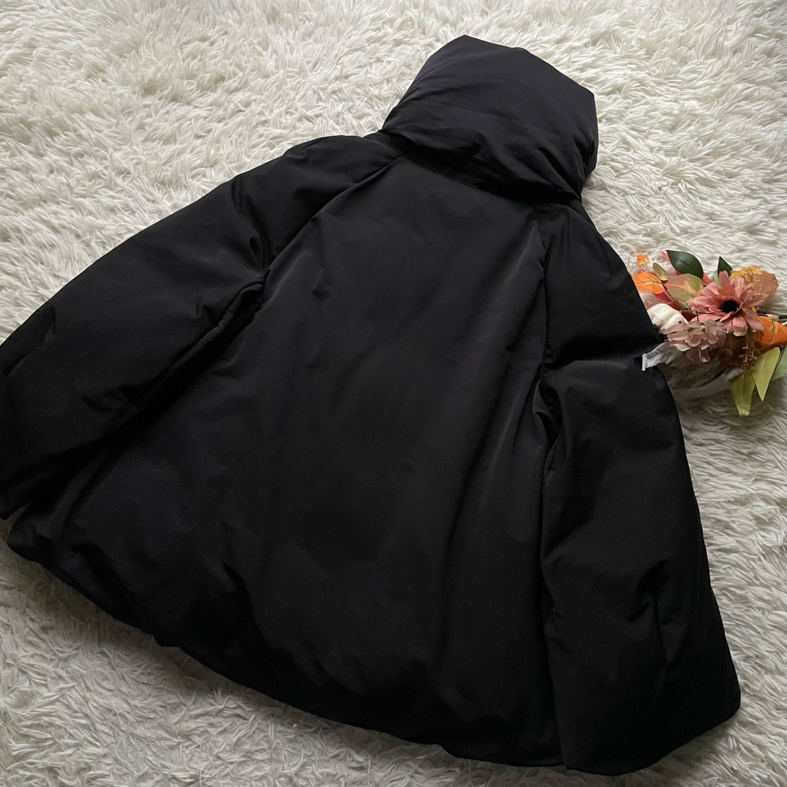 美品 ジルサンダー ユニクロ+J ハイブリットダウンジャケット 黒