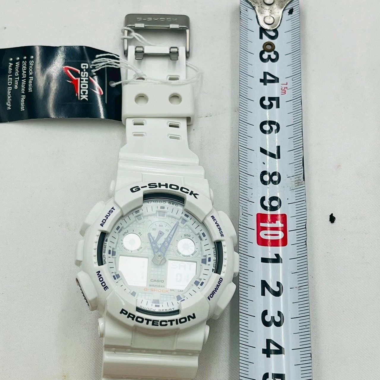 G-Shock CASIO Watch G-SHOCK Casio | White Gショック GA-100A-7A カシオ GA-100B-7A Resin Men's Blue メンズ GAX-100A-7AJFサポートページ