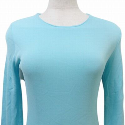 未使用品 イロット IIROT BODY SUIT ボディスーツ タグ付き 長袖 カットソー 1 S相当 スカイ ブルー系 IBO70 X レディース イロット IIROT BODY SUIT ボディスーツ タグ付き 長袖