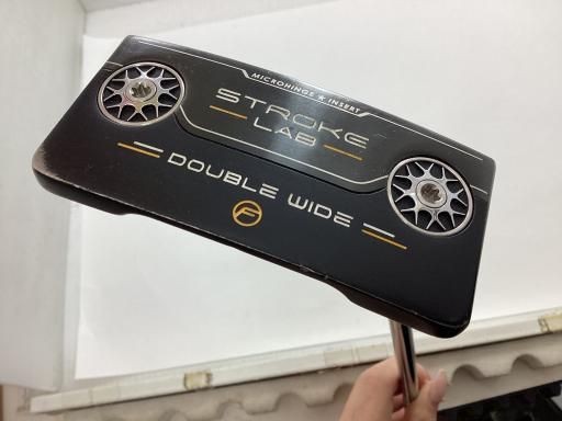 オデッセイ STROKE LAB DOUBLE WIDE FLOW 33インチ パター PT STROKE LAB フレックスその他 メンズ 男性用 右利き 右用 Dランク ゴルフクラブ