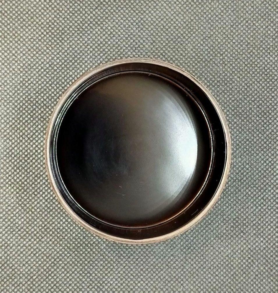 平野涛山 中次 菊桐紋 棗 黄布 茶道具 四桟蓋 棗壱 共箱 作家 漆器