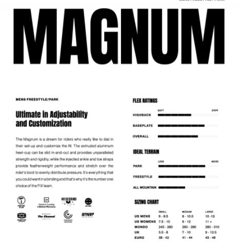 FIX BINDING MAGNUM GOLD Mサイズ CAPITA スノーブーツ SNOWBOOTS VANS