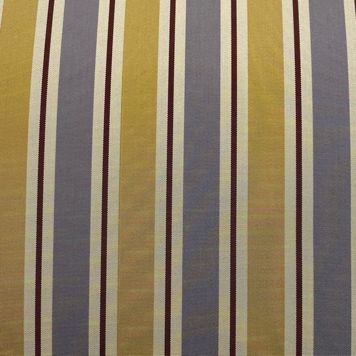 袋帯 証紙 博多織 縞 ベージュ 全通 正絹