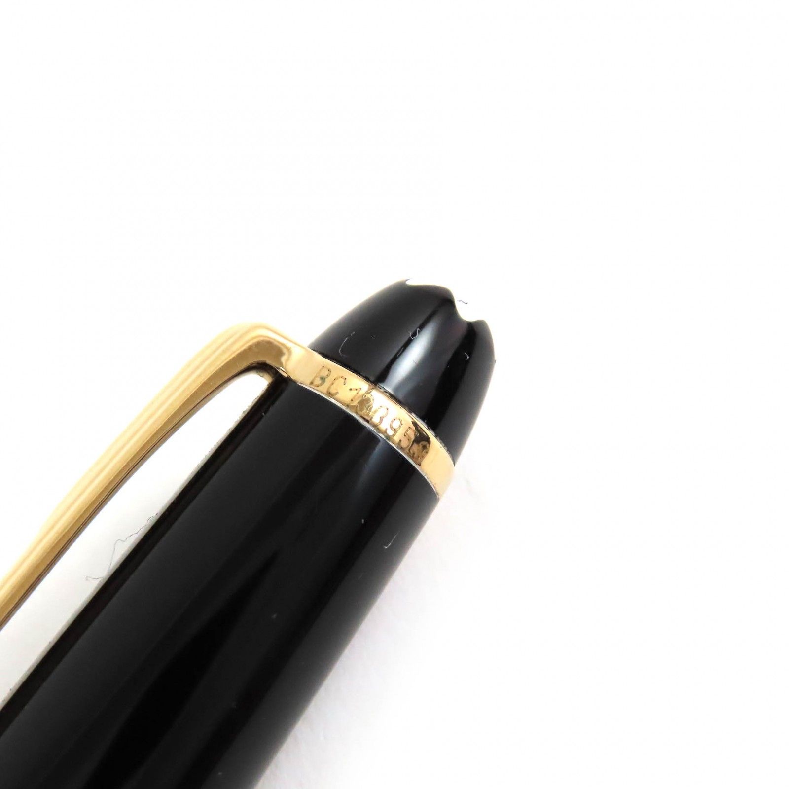 良品△MONTBLANC モンブラン マイスターシュテュック クラシック ペン先14K ホワイトスター 万年筆 ブラック ゴールド ドイツ製 メンズ MONTBLANC（モンブラン） 良品△モンブラン クラシック Mニブ ペン先