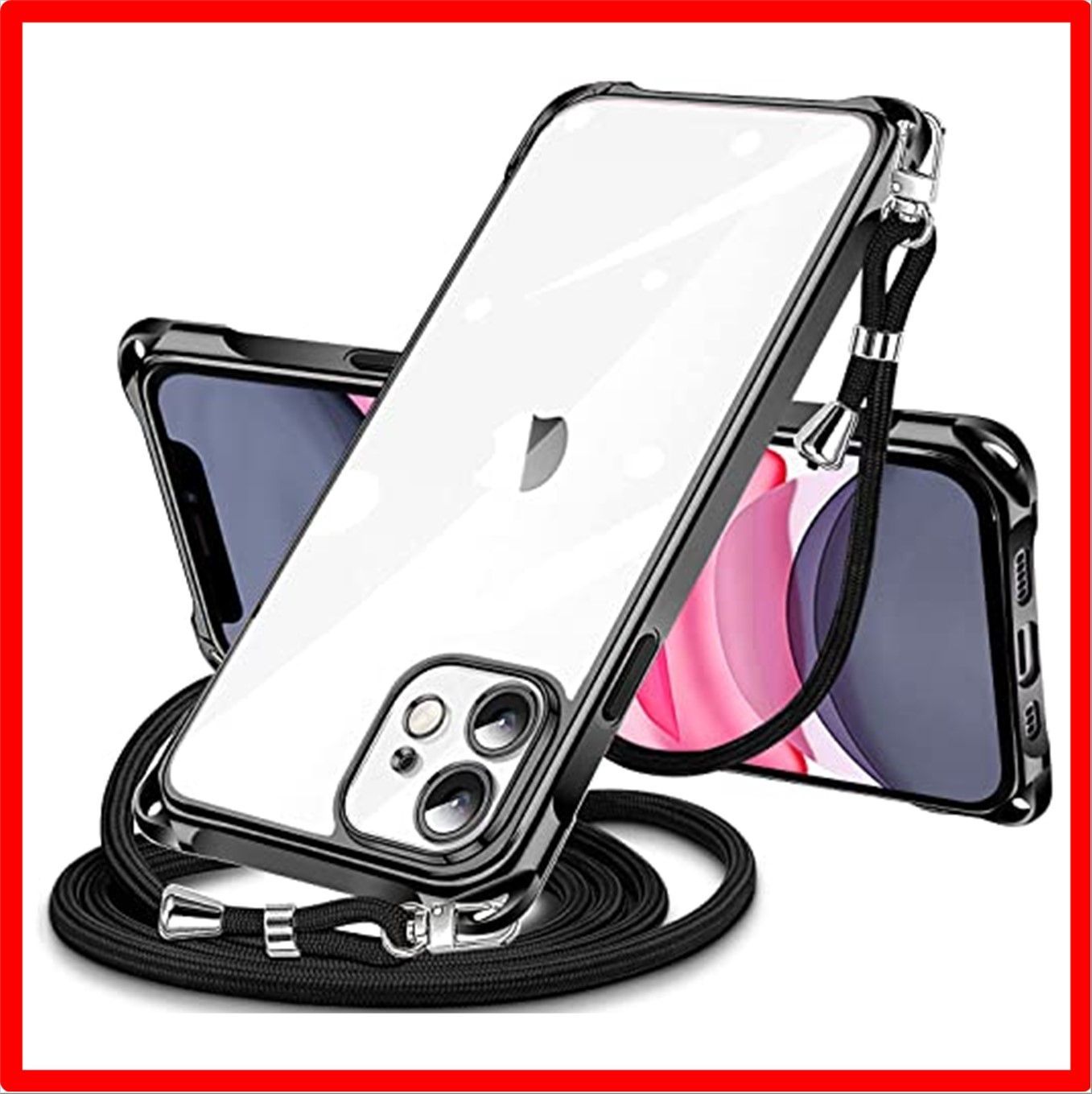 匿名配送】 iPhone 11_ブラック iPhone 11 用 ケース クリア 匿名配送】 iPhone 11_ブラック iPhone 11 用 ケース クリア