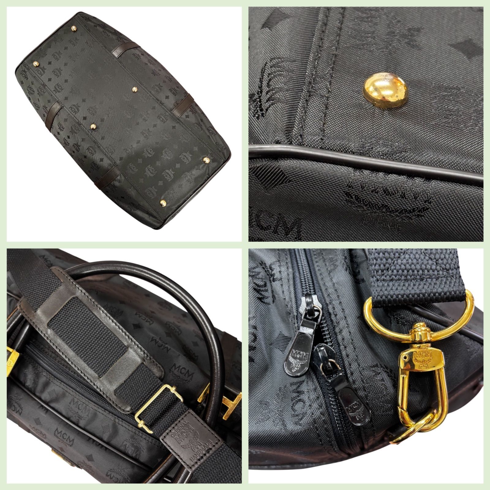 上美品⭐️MCM エムシーエム】 ボストンバッグ 2WAY ショルダーバッグ 