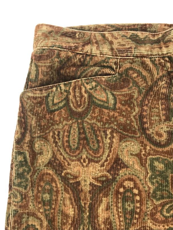 90s Ralph Lauren 珍ペイズリー柄 コーデュロイ生地 パンツ 90s Ralph