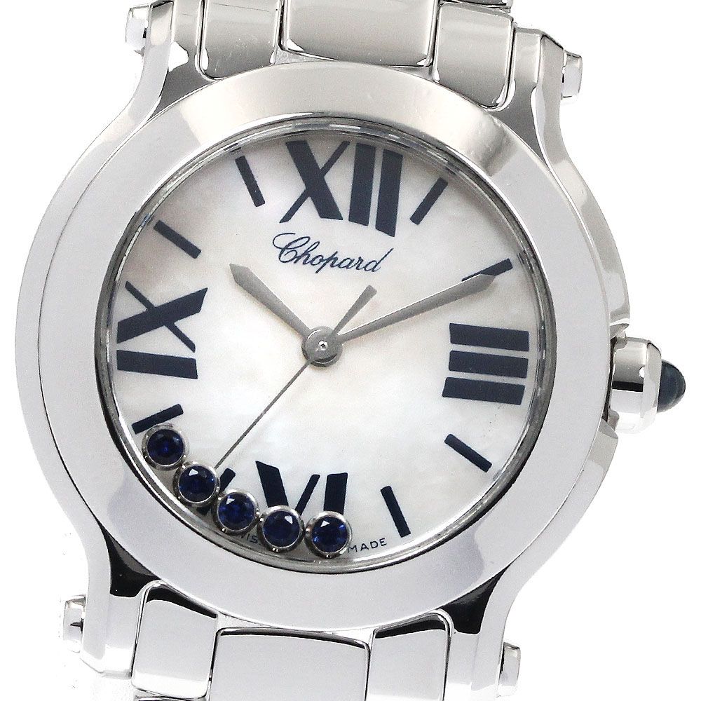 ☆仕上済☆ ショパール ハッピースポーツ 8509 5Pサファイヤ クォーツ ショパール Chopard 8509 ハッピースポーツ 5Pブルーサファイア