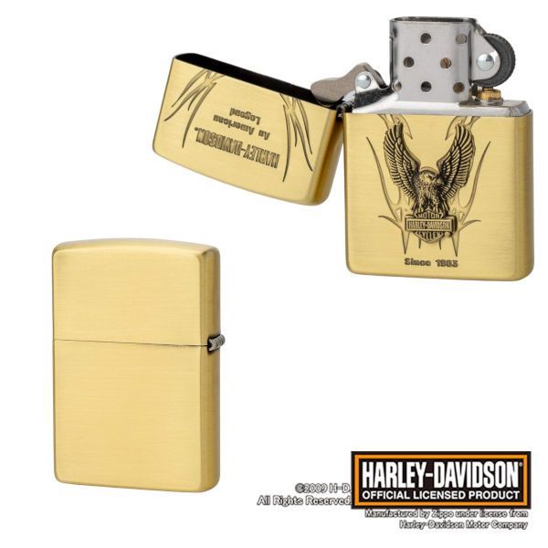 zippo Harley-Davidson 金色ライター 【公式通販】