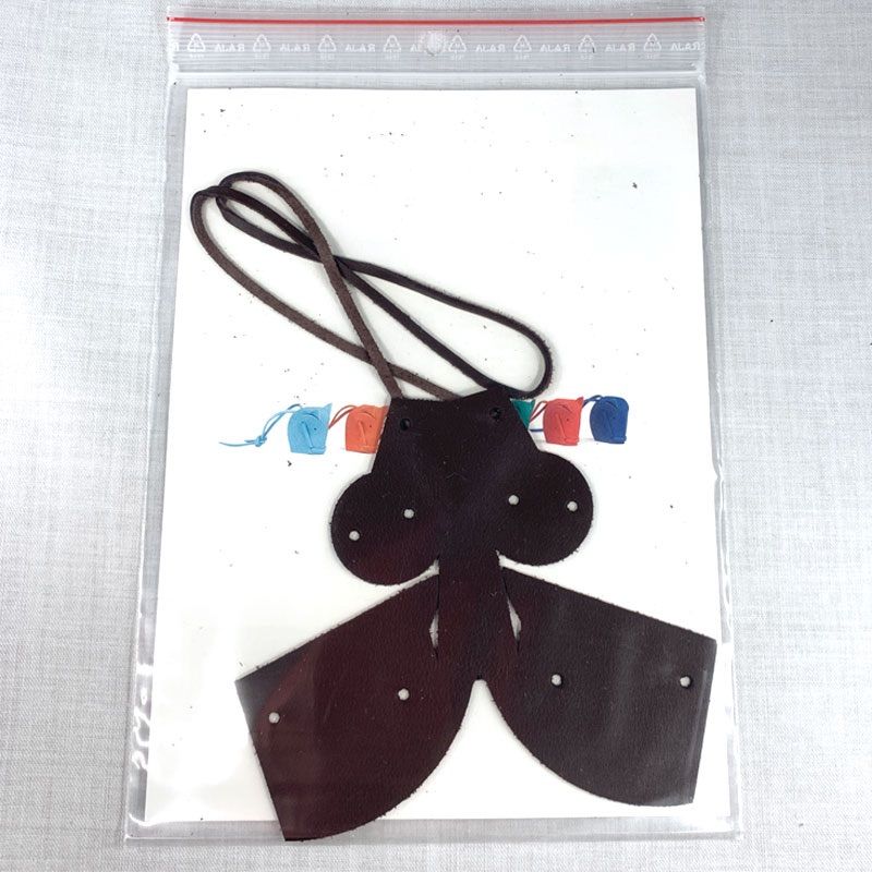 【新品未使用】エルメス/テットゥ ドゥ シュヴァル/ホースヘッド レザーチャーム HERMES エルメス テットゥ ドゥ シュヴァル レザーチャーム 非売品 濃