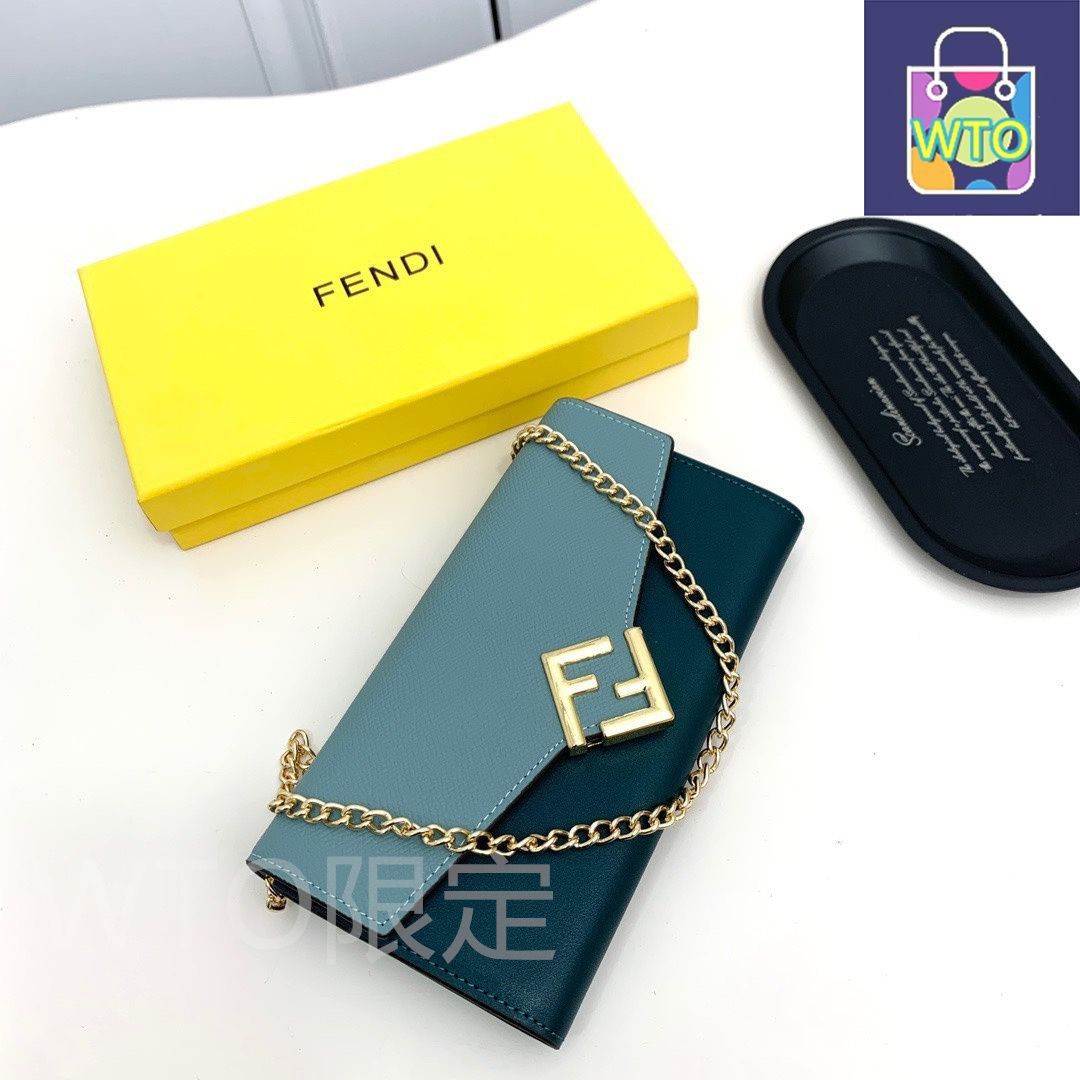 今日 Fendi フェンディ 財布シリーズ 輸入レザーに海外製金具を備える