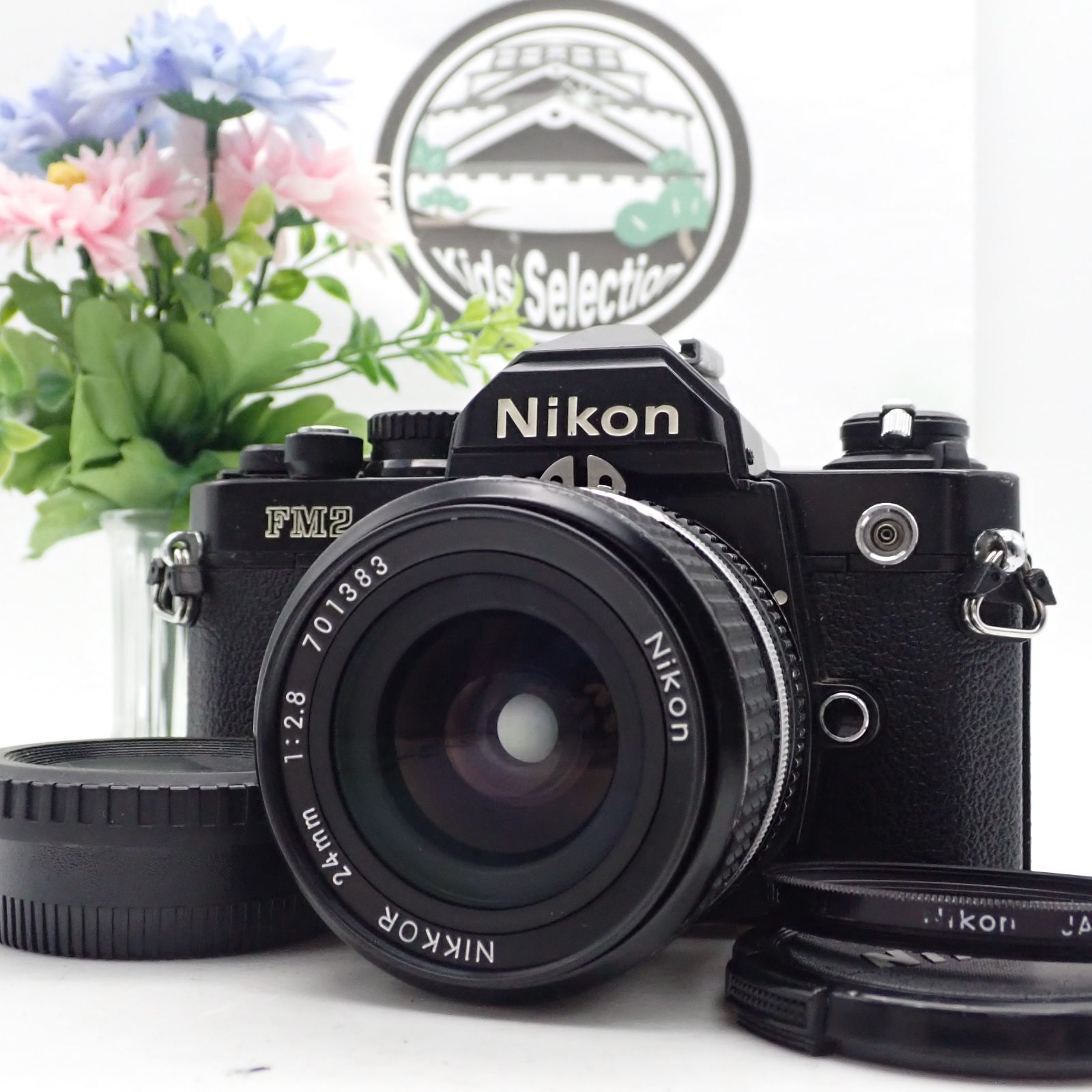 良品 Nikon New FM2 ブラック 一眼レフフィルムカメラ Nikon Ais Ai-s