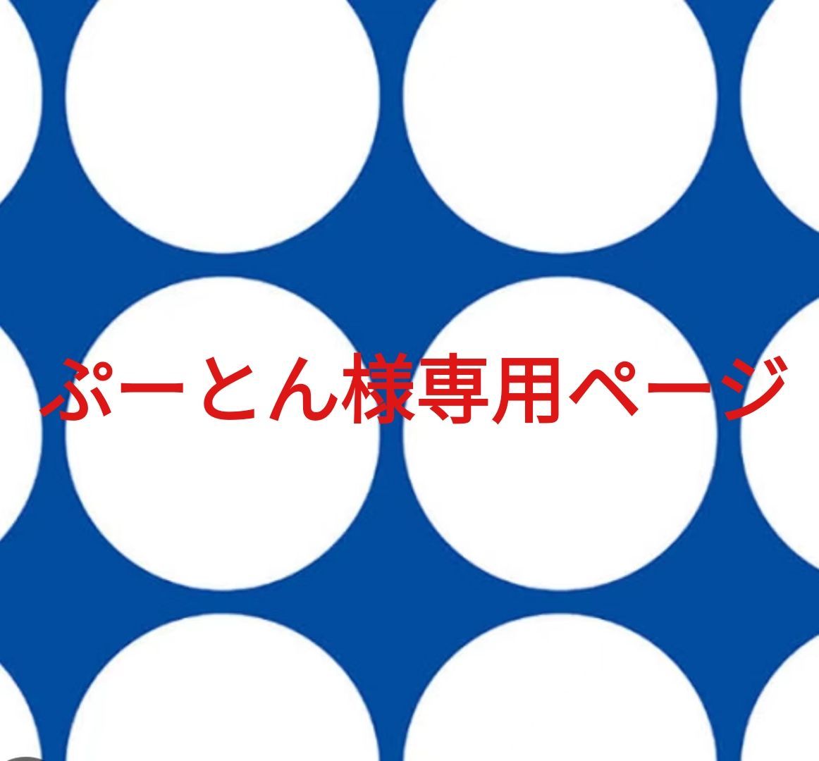 ぷーとん様専用ページです。