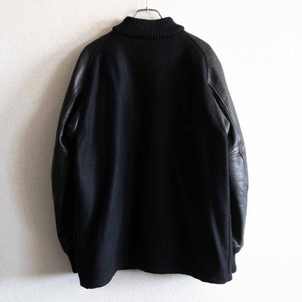 417 by EDIFICE別注】SKOOKUM【メルトン×レザー スタジャン】38