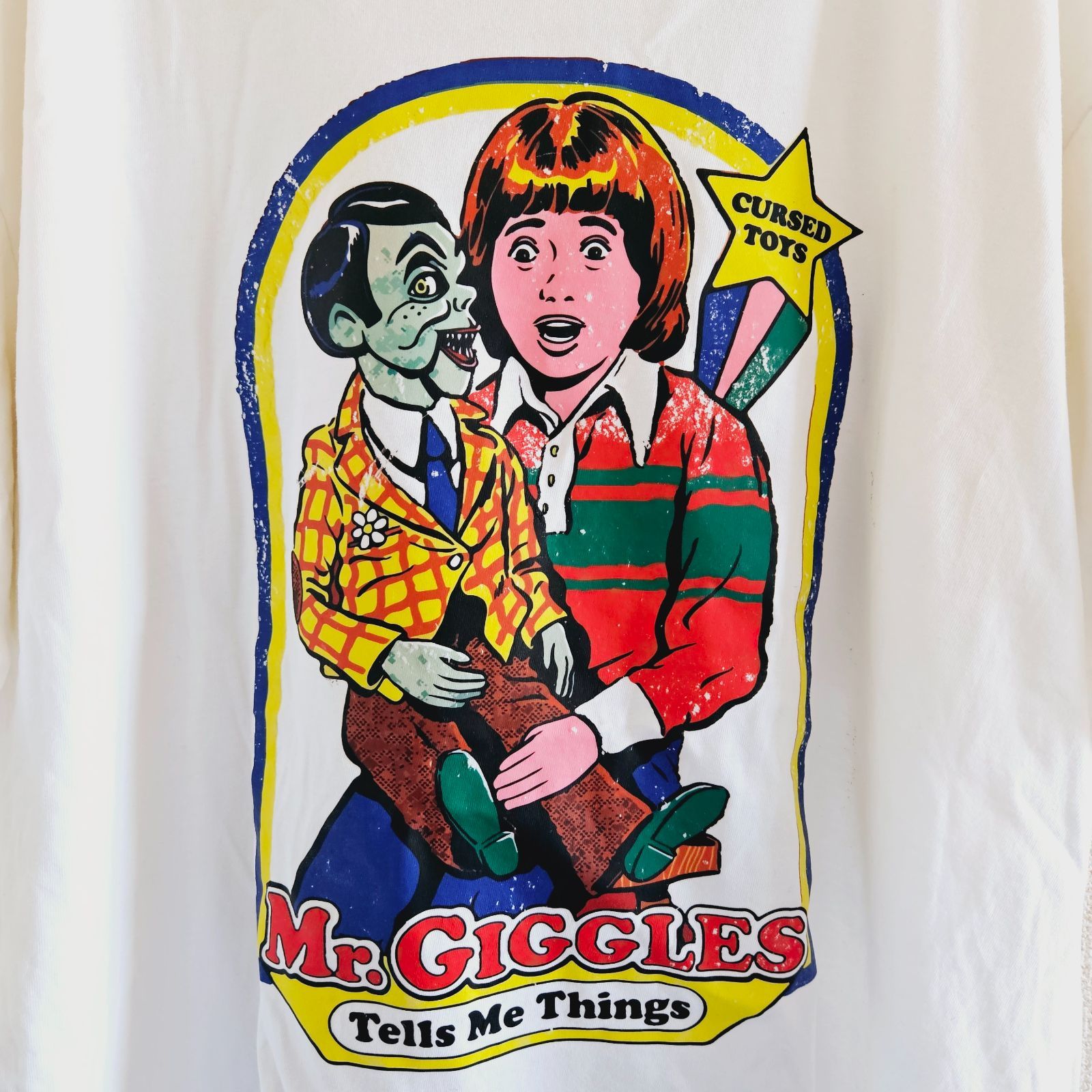 美品 steven rhodes スティーブンローズ Tシャツ 生成り K066】Steven Rhodes スティーブン・ローズ Tシャツ | 雑貨株式会社
