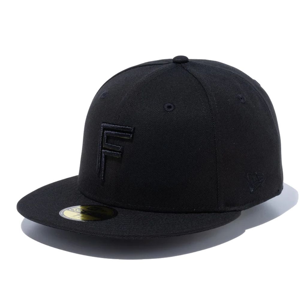 ニューエラ 59FIFTY 北海道日本ハムファイターズ ブラック ブラック 1個 T便60 T便 1|4 New Era 5950 NPB HOKFIG BLK BLK 25J 1pc