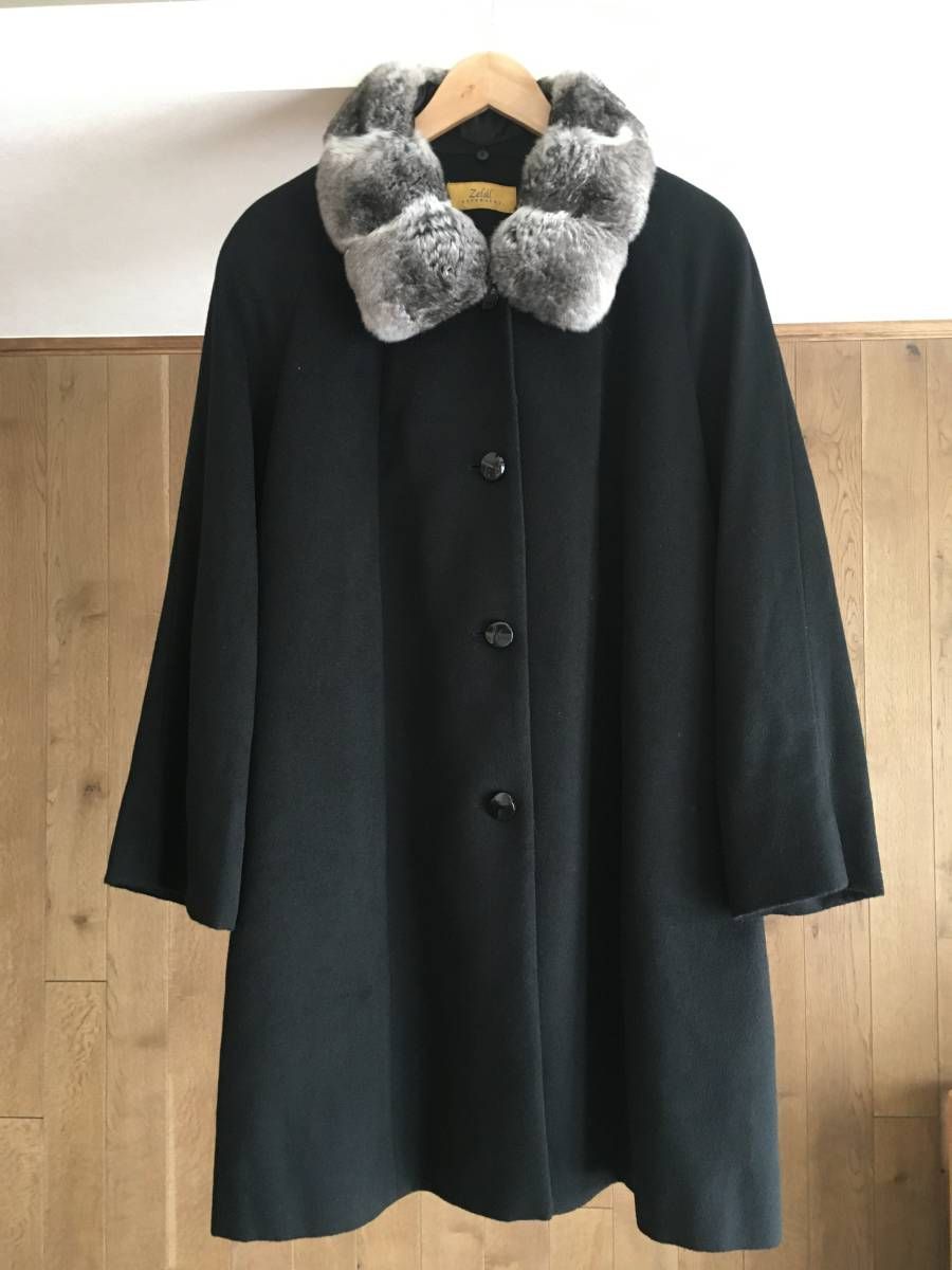極美品 大きいサイズ Zelal MOTOMACHI ゼラール元町 チンチラ ファー