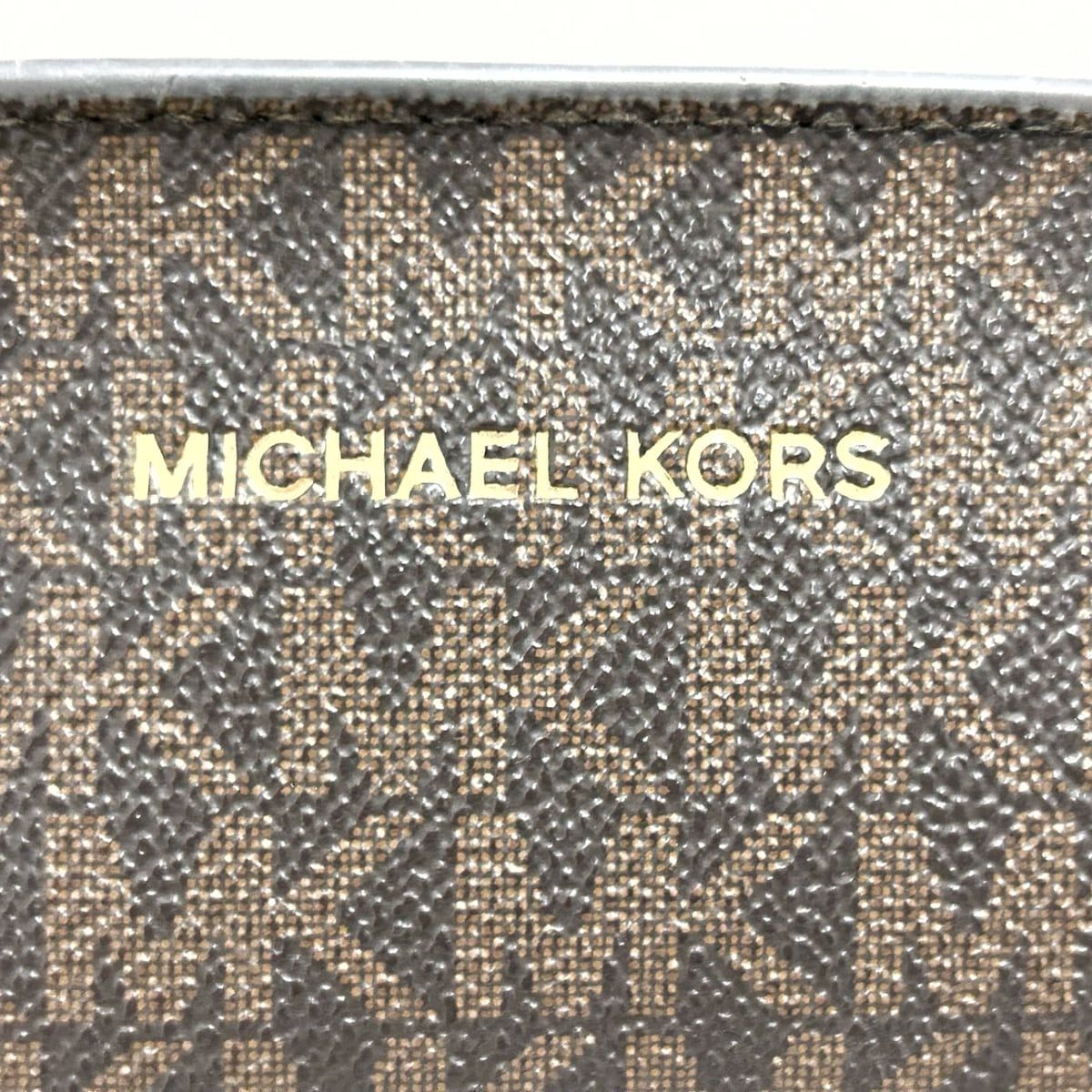 MICHAEL KORS(マイケルコース) ペンケース - 黒×ダークブラウン