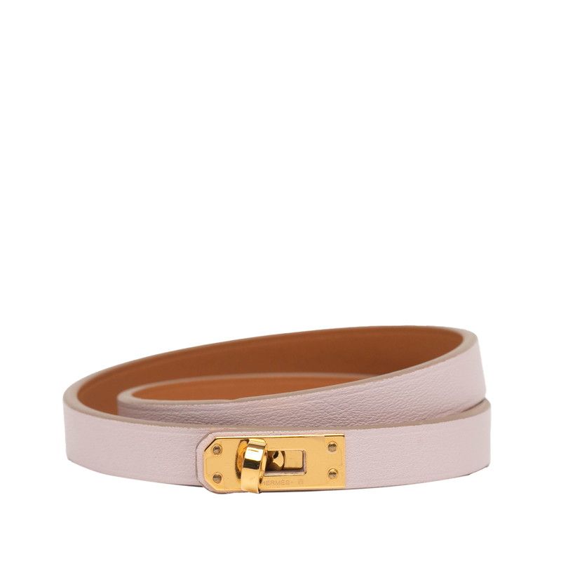 エルメス ミニ ケリー ドゥブルトゥール モーヴパール ゴールド金具 ヴォースイフト レディース HERMES 1-0236060