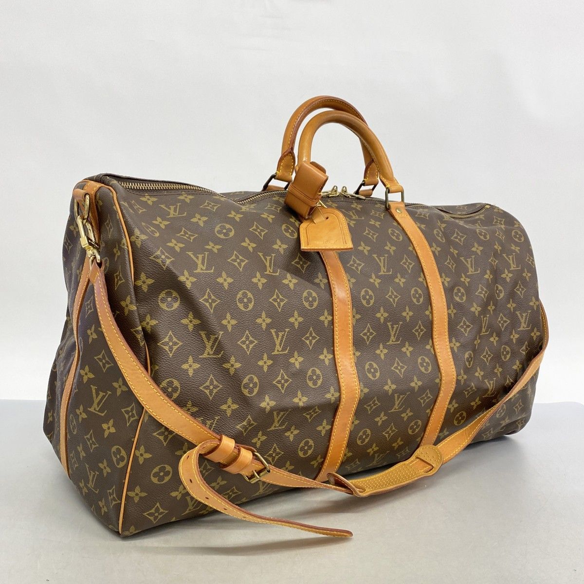 5id5500-h ルイヴィトン ボストンバッグ モノグラム キーポルバンドリエール60 M41412 ブラウン メンズ レディース ユニセックス