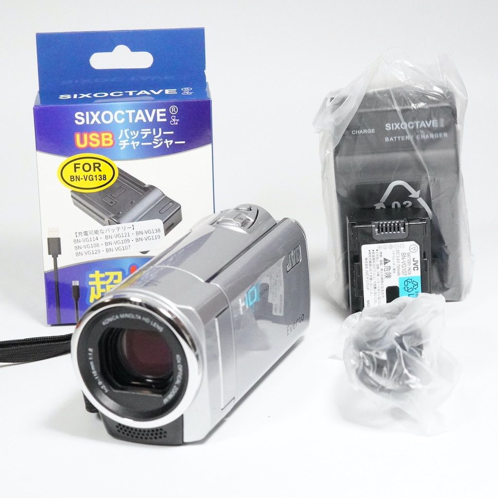 JVC Victor Everio GZ-HM280-S シルバー 動作OK 1週間保証 /1576