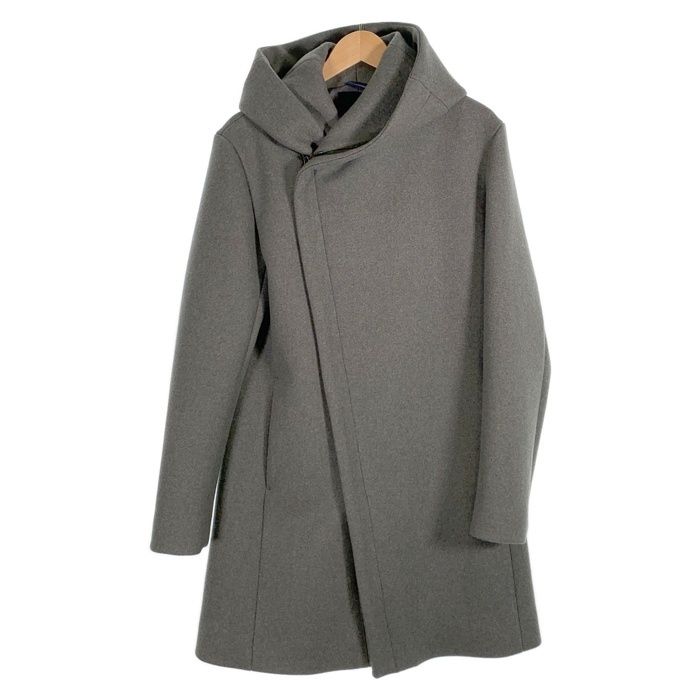 junhashimoto ジュンハシモト 22AW C03 H3 WRAP COAT カシミヤ ラップコート グレー 1012120003 Size 4