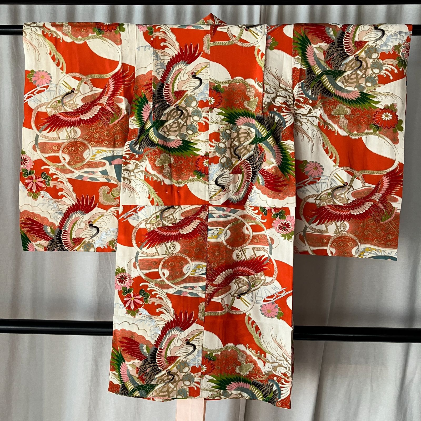 509ab47◎七五三 五歳 男児 着物&羽織&袴&角帯&長襦袢 亀甲 濃藍