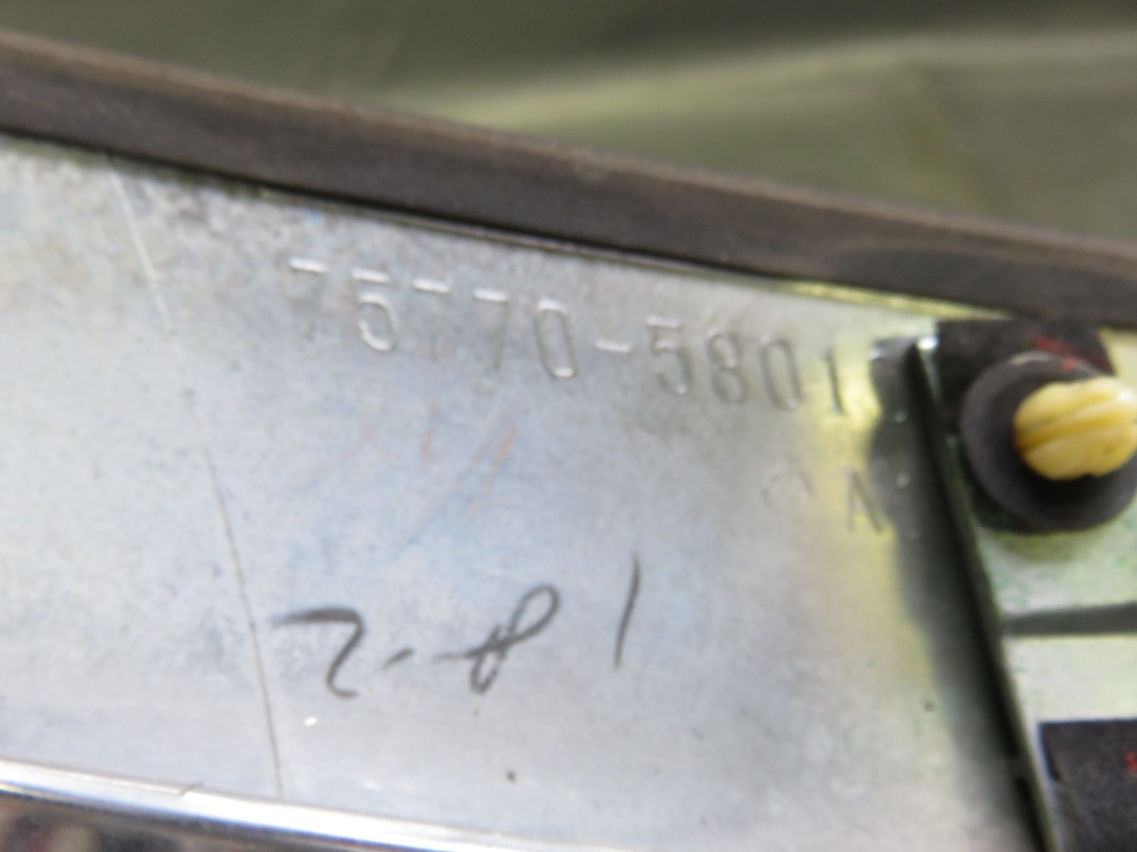 STD7344 アルファード ANH20W 前期 ボンネットモール フードトップ メッキガーニッシュ 純正 75770-58010 ANH25W GGH20W GGH25W FFCRYSTALESIA_COM