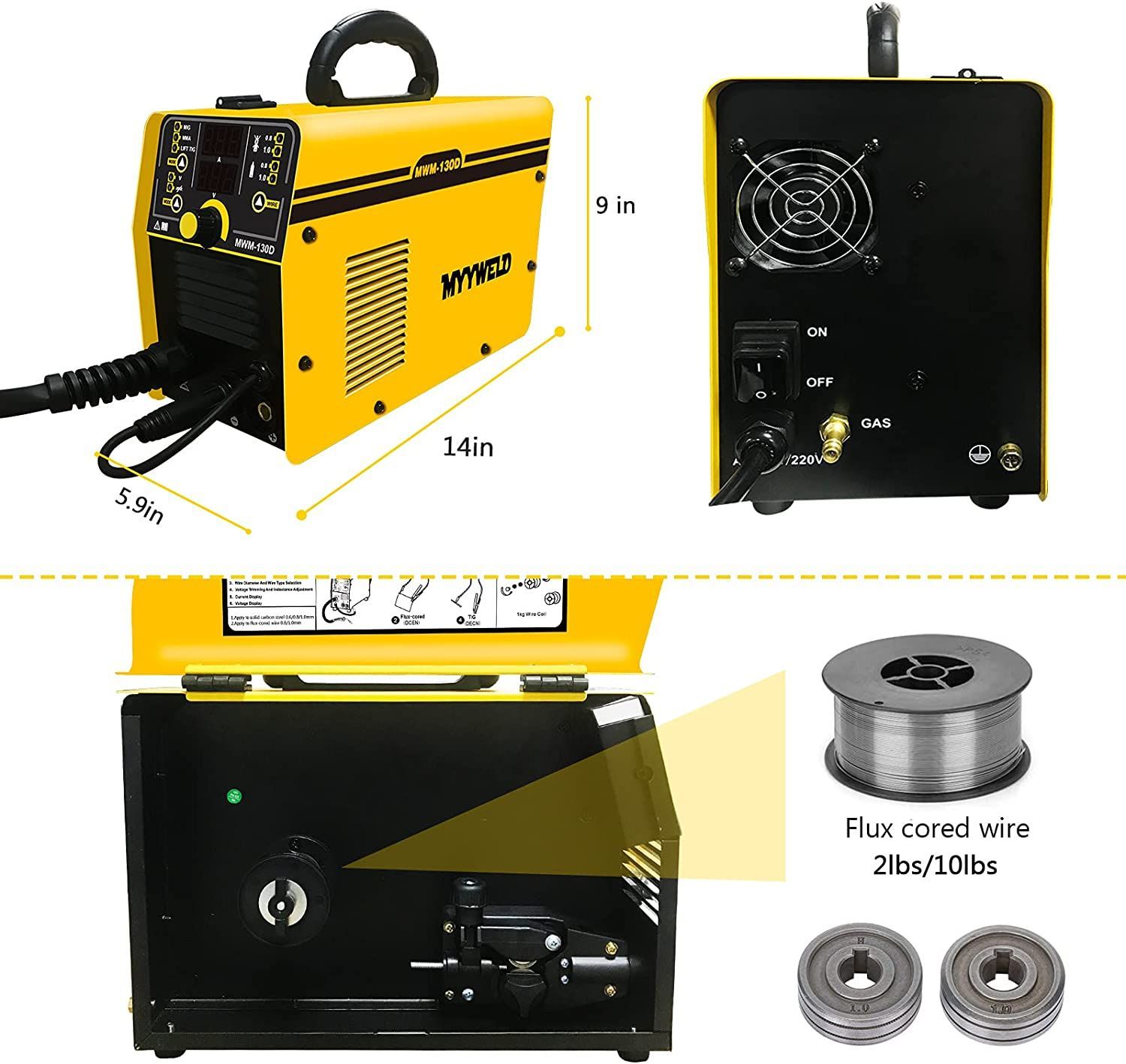 ✨半自動溶接機✨MWM-140 ノンガス溶接機100V - 通販 - azenco.co.uk