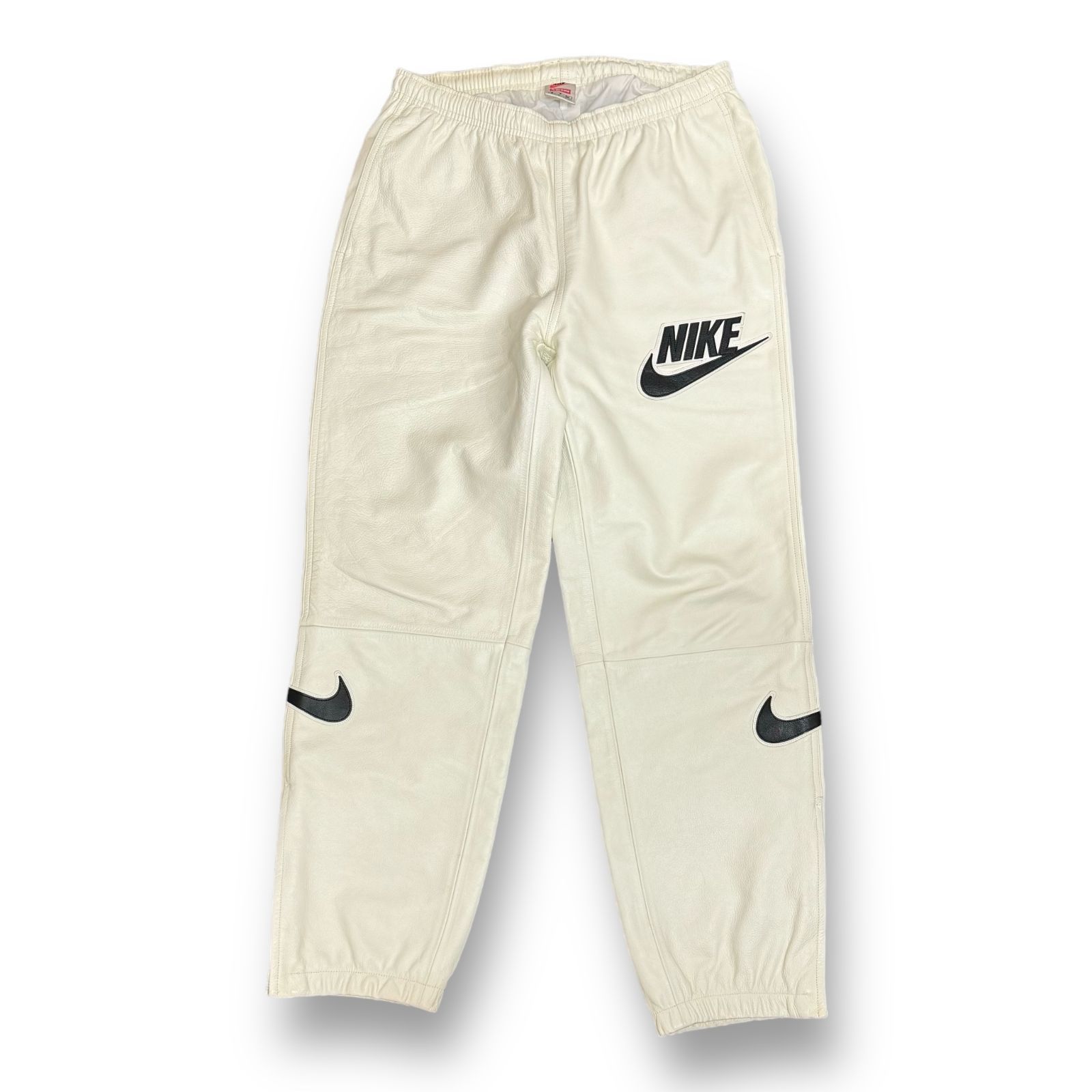 国内正規 Supreme 19AW Nike Leather Warm Up Pant コラボ レザー ウォームアップパンツ シュプリーム ナイキ S  58398A - メルカリ