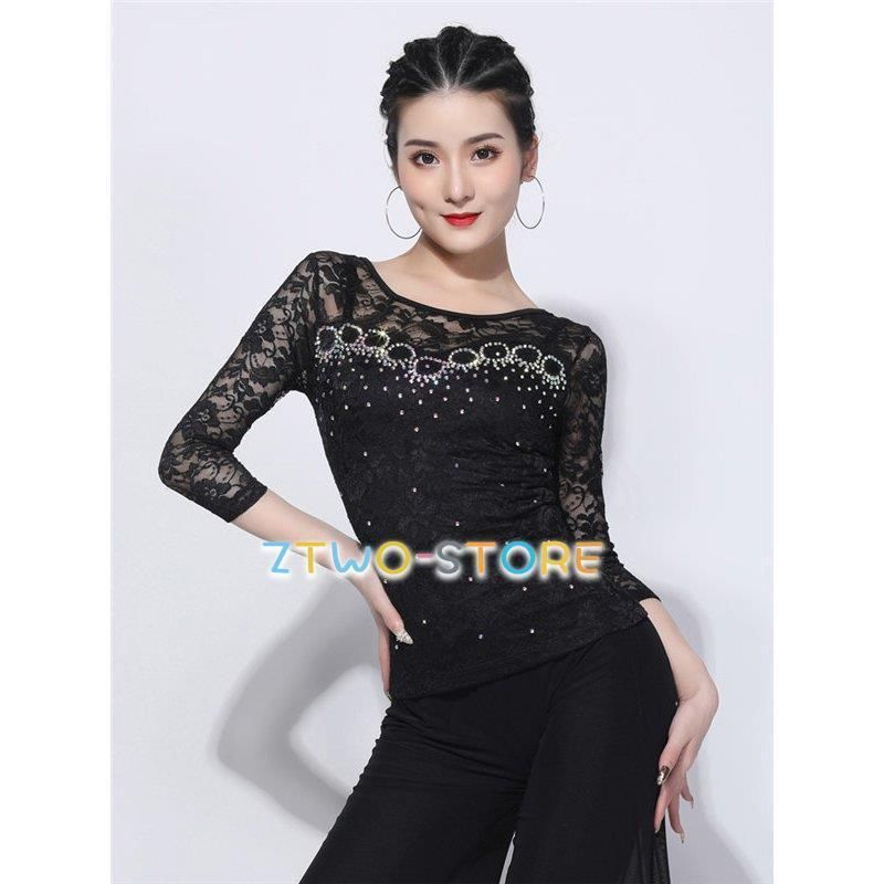 社交ダンス トップス（単品） 女性 社交ダンス衣装 レッスンウェア