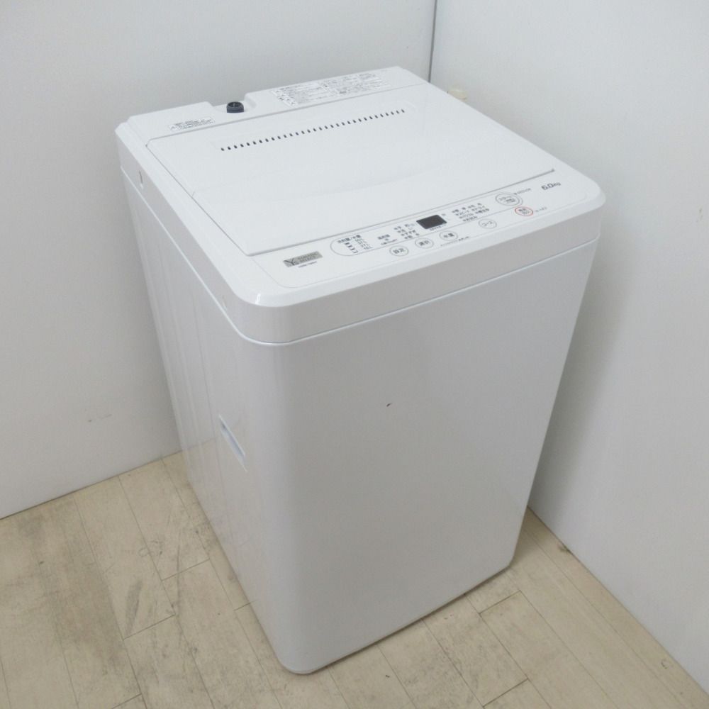 YAMADA SELECT 全自動電気洗濯機 6.0Kg YWM-T60H1 2023年製 簡易乾燥  