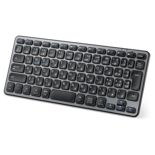 iCleverワイヤレスキーボードBluetooth&2.4G無線キーボード充電式Type-C静音小型薄型JIS基準日本語配列軽量パンタグラフ式3つデバイス自由に切替えデュアルモード持ち運びパソコンPCiPadスマホ用