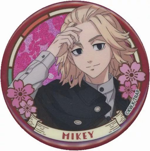 東京リベンジャーズ　佐野万次郎　マイキー グリッター缶バッジ　GIGO限定 東京リベンジャーズ 東リべ 佐野万次郎 マイキー GIGO グリッター 缶バッジ