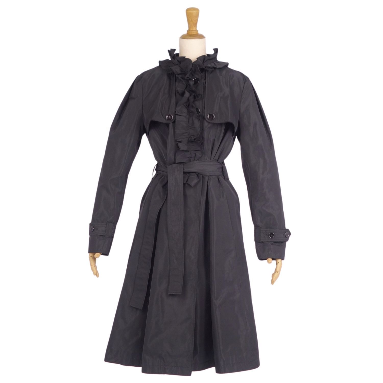 美品 ドルチェ&ガッバーナ DOLCE&GABBANA コート ロングコート ポ