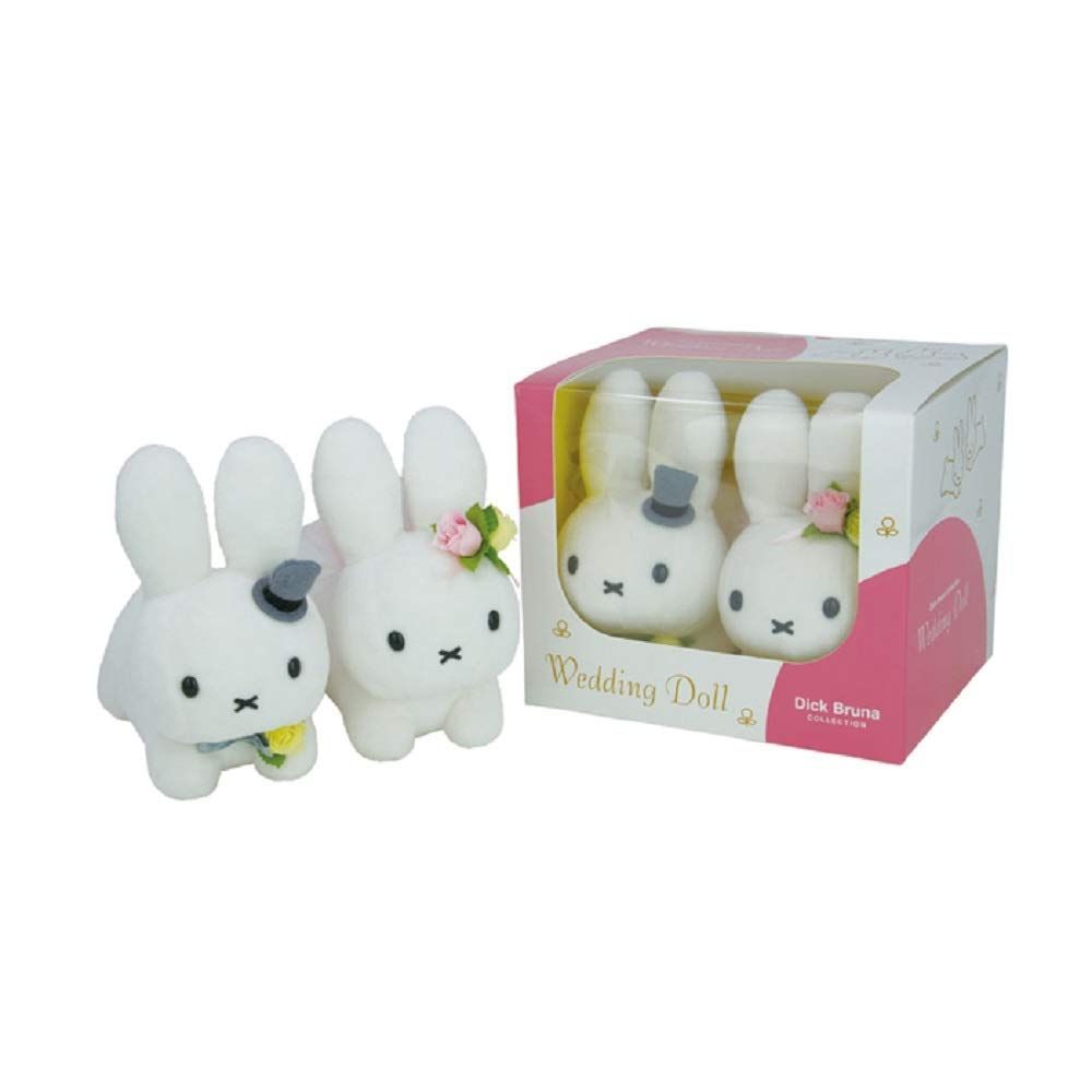 【人気商品】セキグチ(Sekiguchi) ウエディングドール うさぎ 約高さ15×幅18×奥行15cm ブルーナ