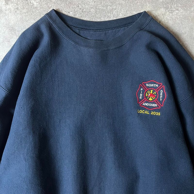 00s Champion ロゴ 刺繍 プレミアム リバースウィーブ