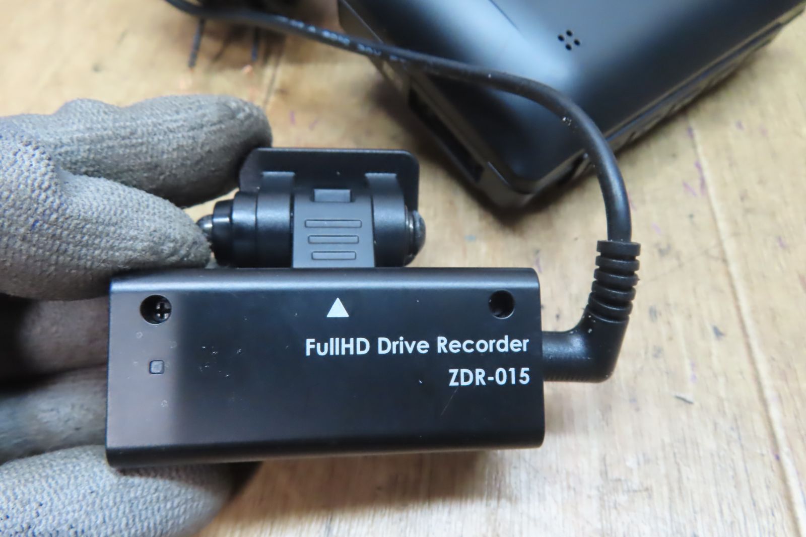 コムテック ZDR-015 前後カメラ ドラレコ フロント リア 美品